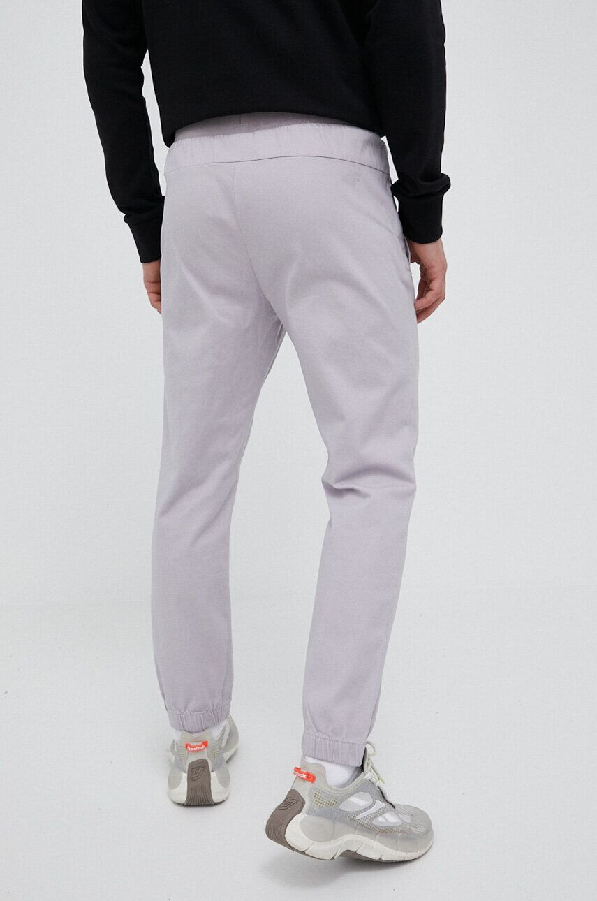 4F pantaloni barbati culoarea roz neted - Pled.ro