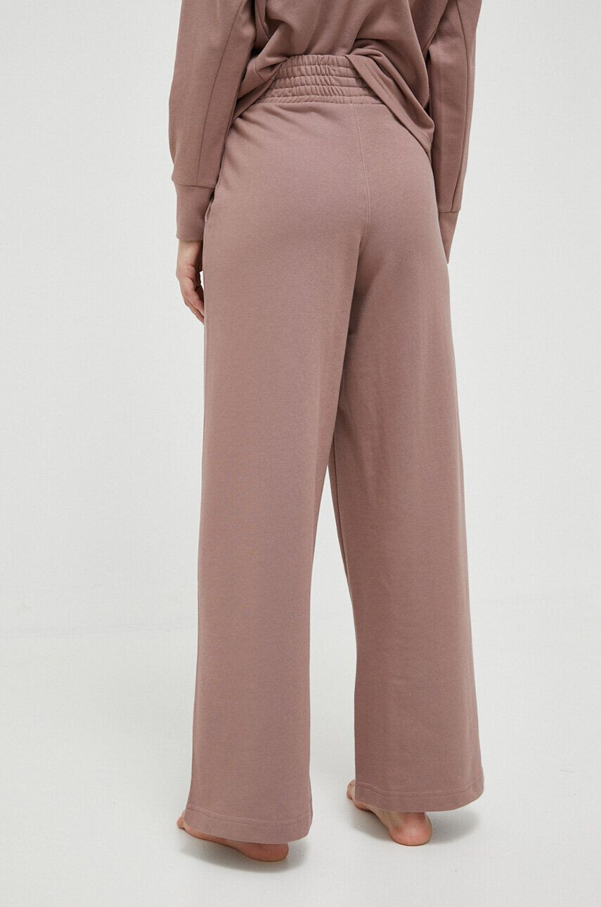 4F pantaloni de trening culoarea roz neted - Pled.ro