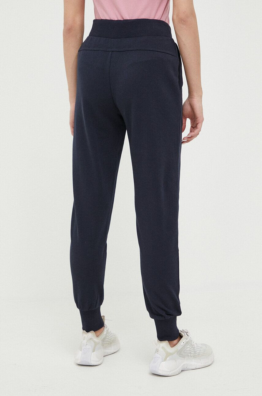 4F pantaloni de trening culoarea albastru marin neted - Pled.ro