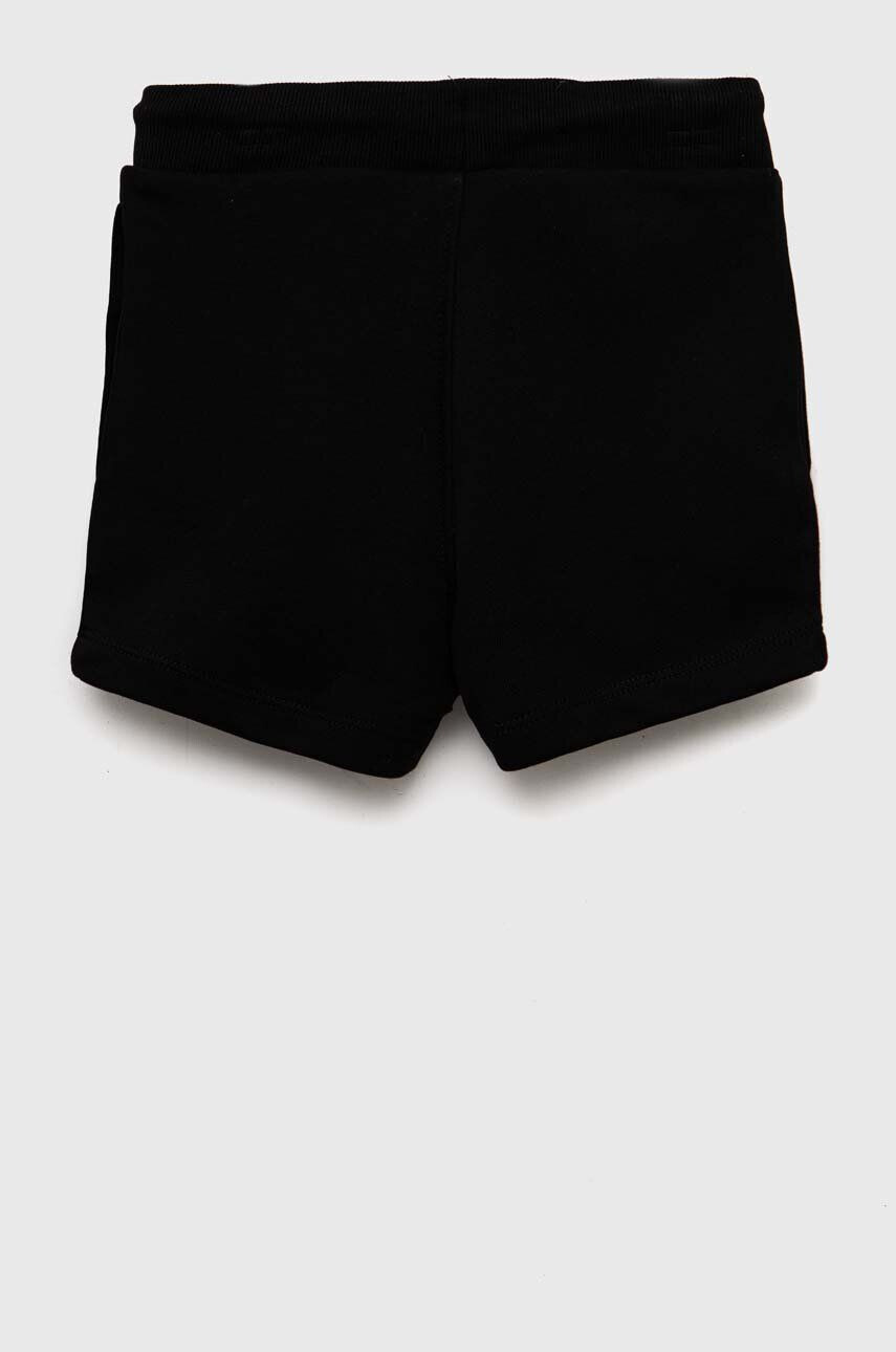 4F pantaloni scurti copii culoarea negru neted - Pled.ro