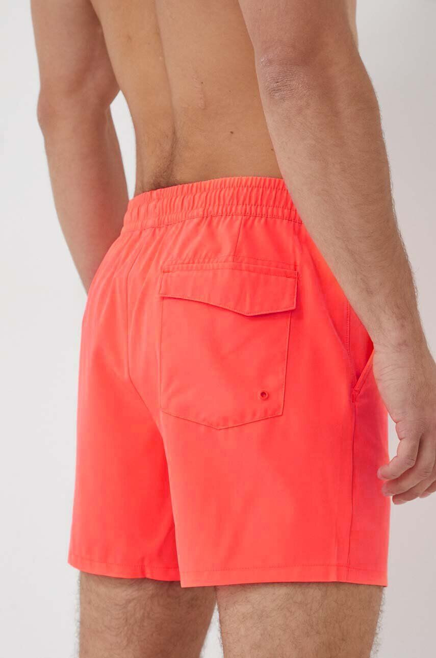 4F pantaloni scurti de baie culoarea rosu - Pled.ro