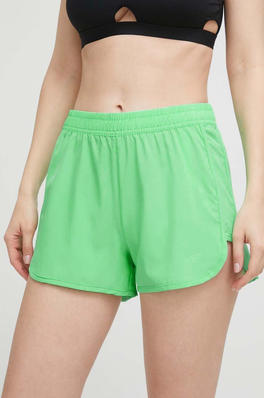 4F pantaloni scurti de baie culoarea verde - Pled.ro