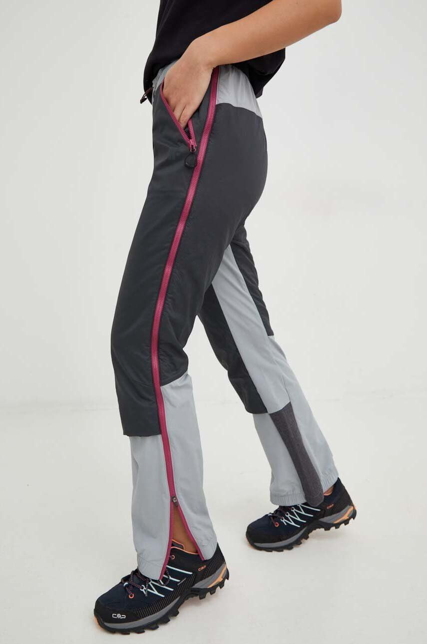 4F pantaloni sport femei culoarea gri - Pled.ro