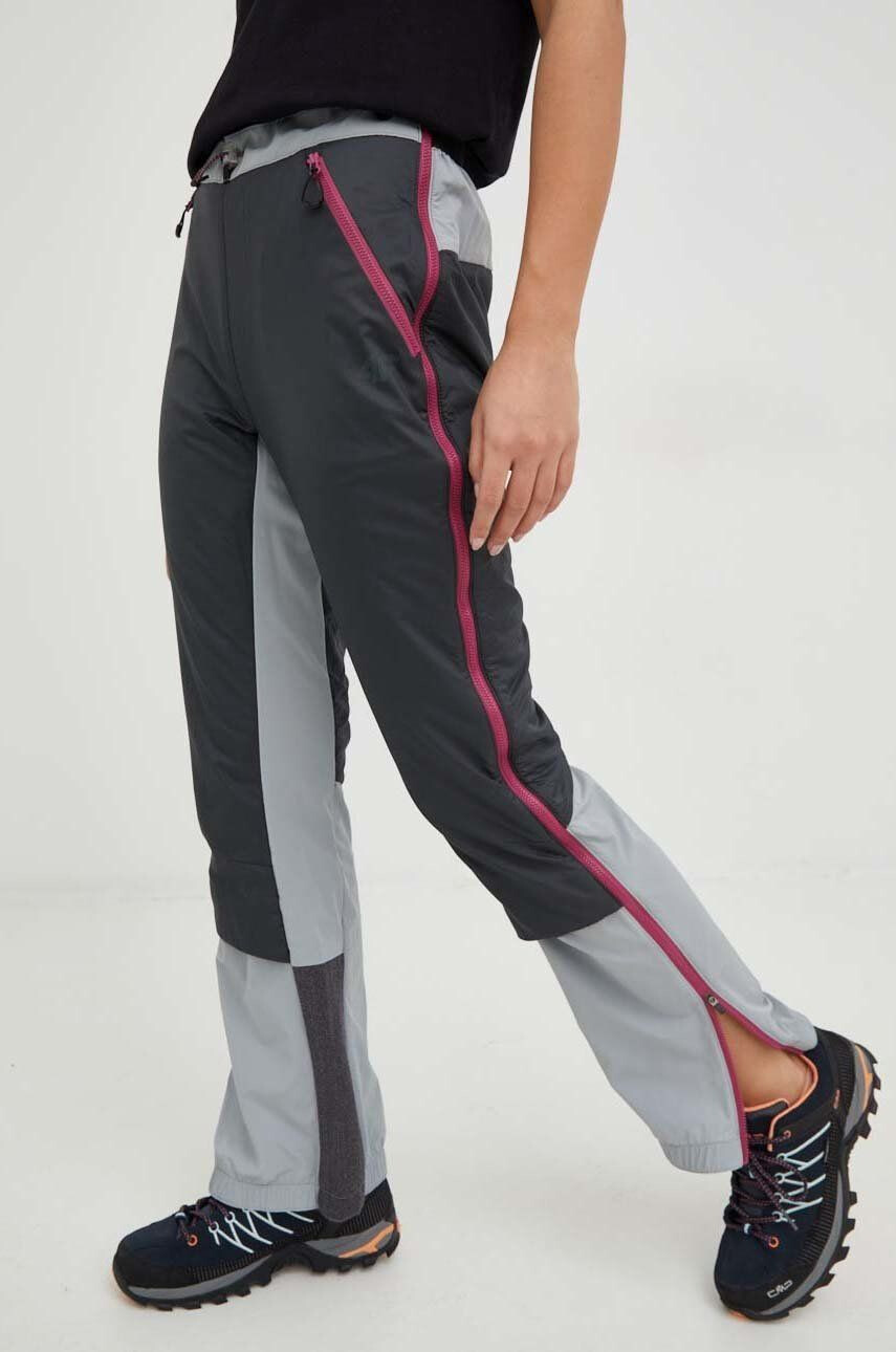 4F pantaloni sport femei culoarea gri - Pled.ro