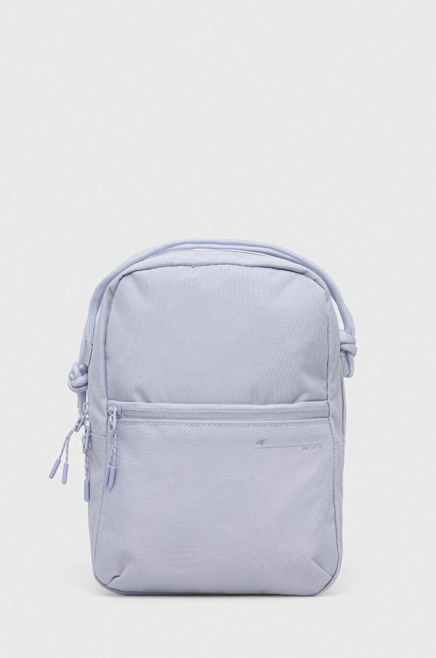 4F rucsac femei culoarea violet mic neted - Pled.ro