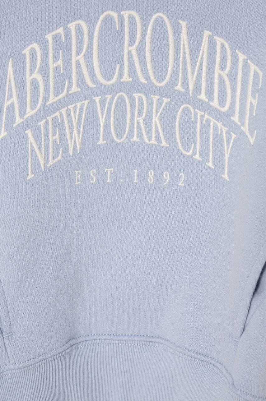 Abercrombie & Fitch bluza copii culoarea gri cu imprimeu - Pled.ro