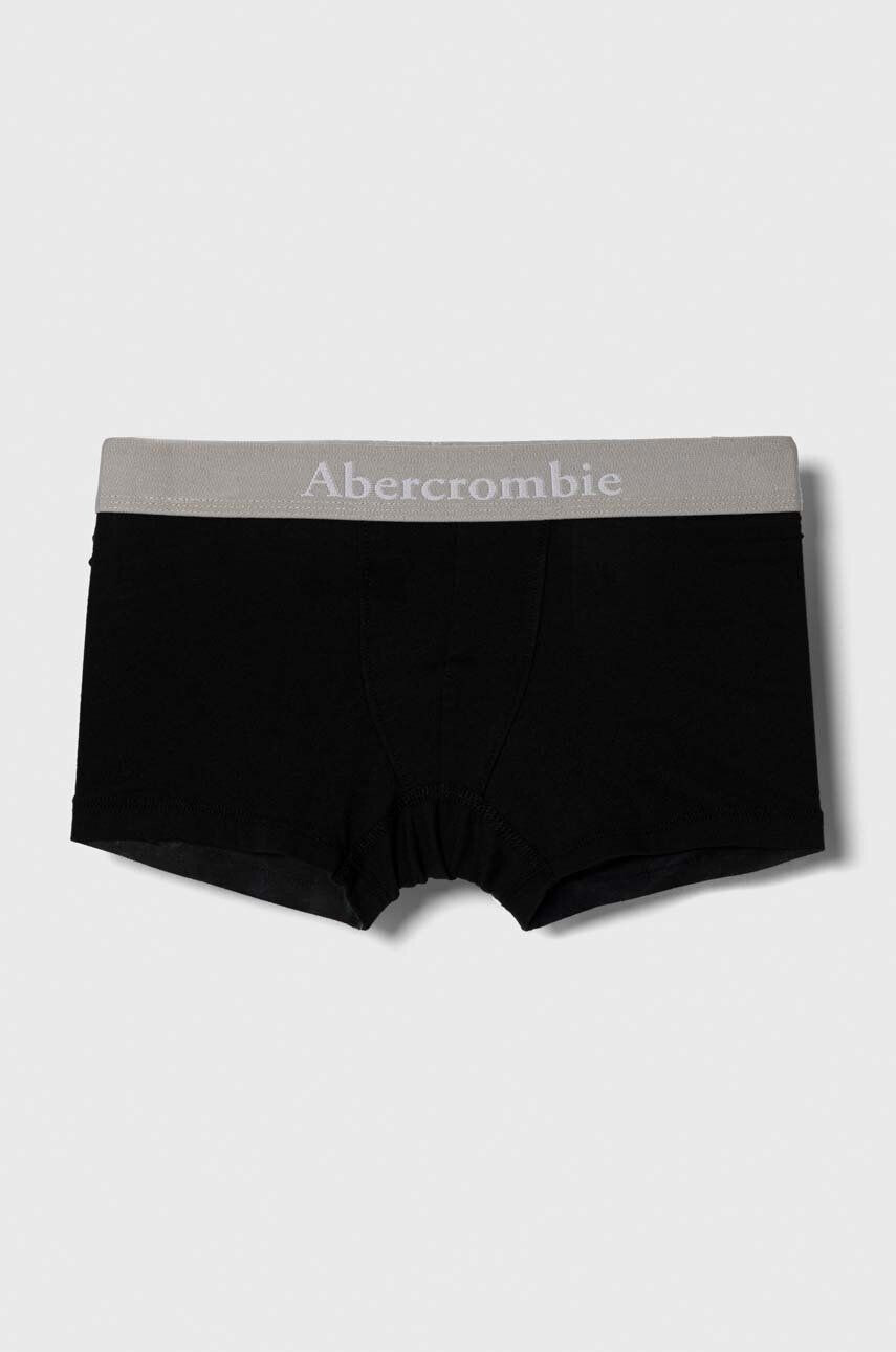 Abercrombie & Fitch boxeri copii 5-pack culoarea gri - Pled.ro