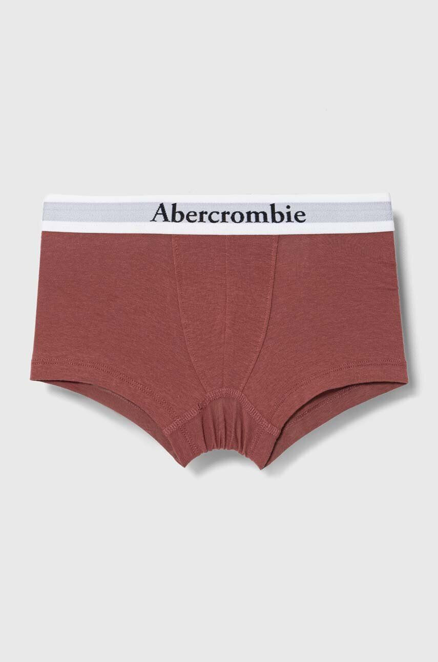 Abercrombie & Fitch boxeri copii 7-pack culoarea bordo - Pled.ro