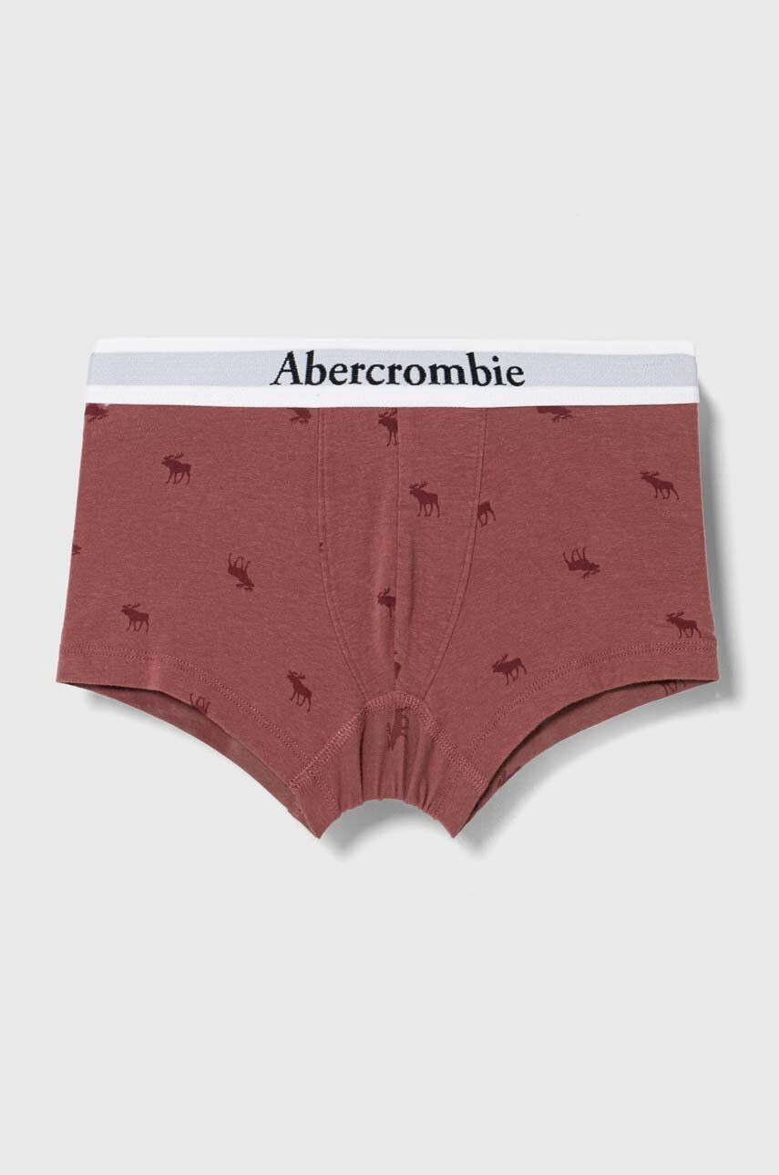 Abercrombie & Fitch boxeri copii 7-pack culoarea bordo - Pled.ro