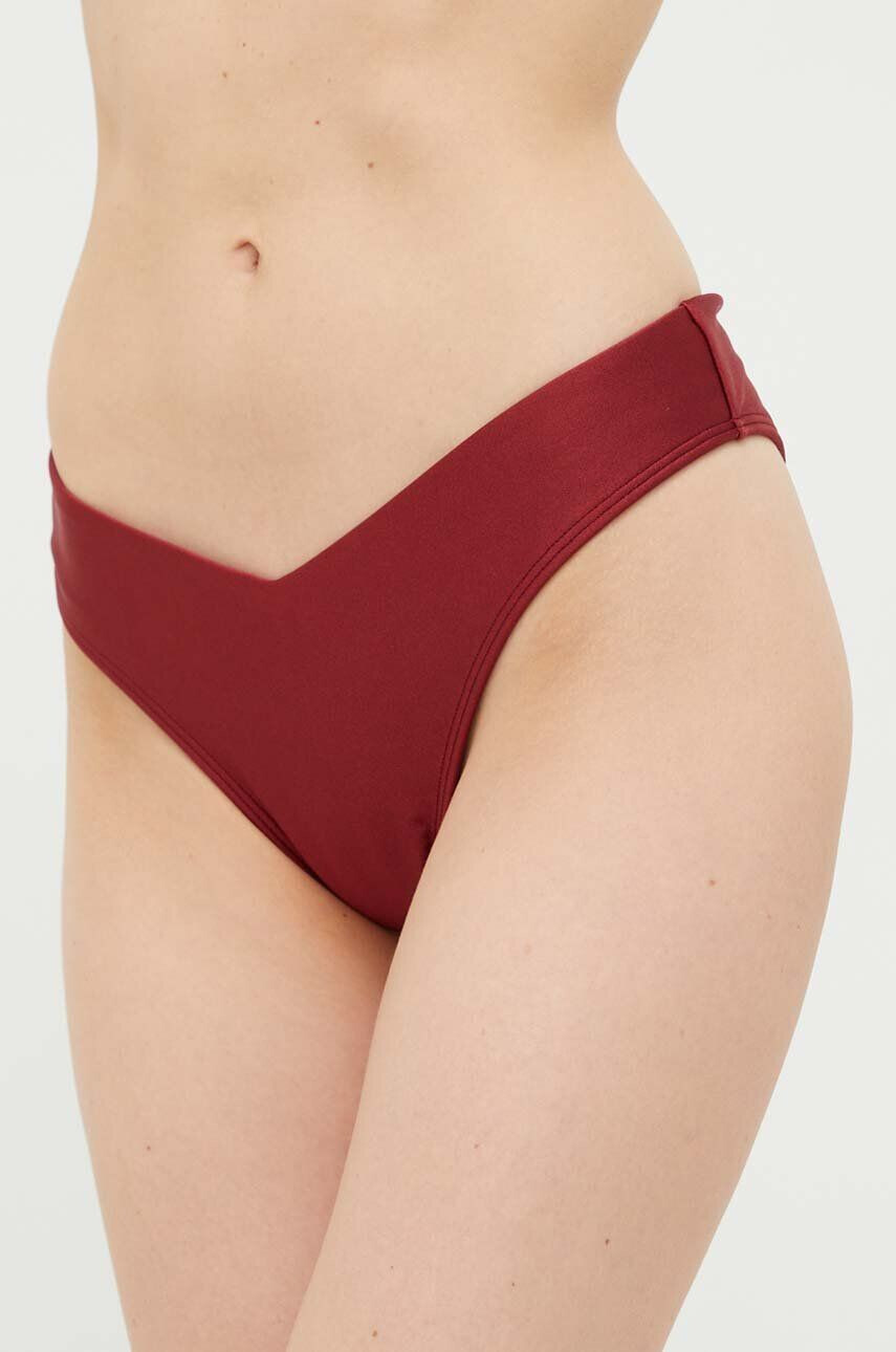 Abercrombie & Fitch chiloti de baie culoarea bordo - Pled.ro