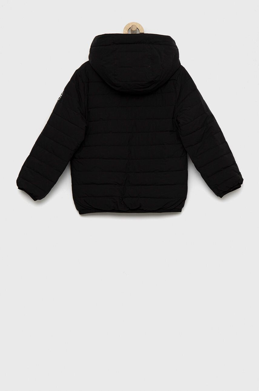 Abercrombie & Fitch geaca copii culoarea negru - Pled.ro