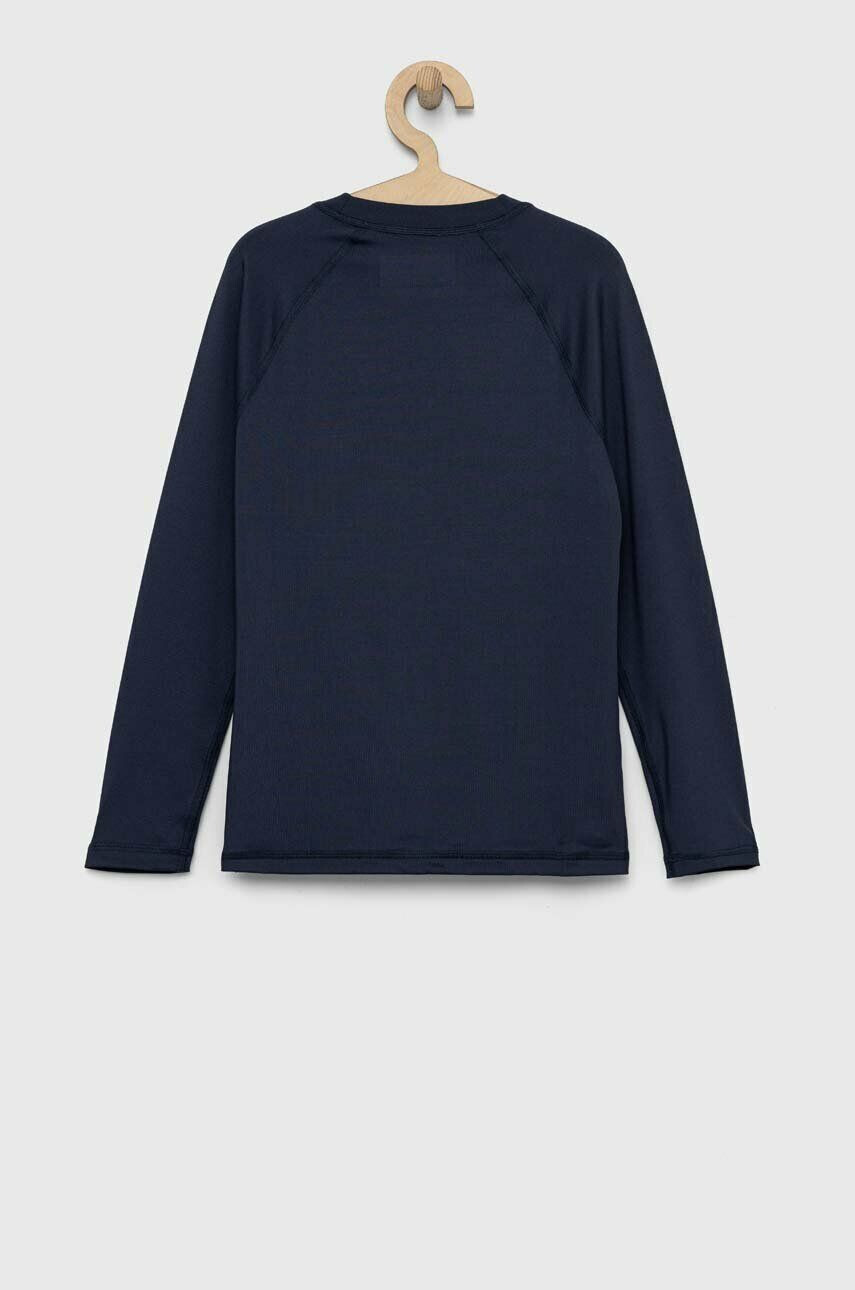 Abercrombie & Fitch longsleeve de baie pentru copii culoarea albastru marin - Pled.ro