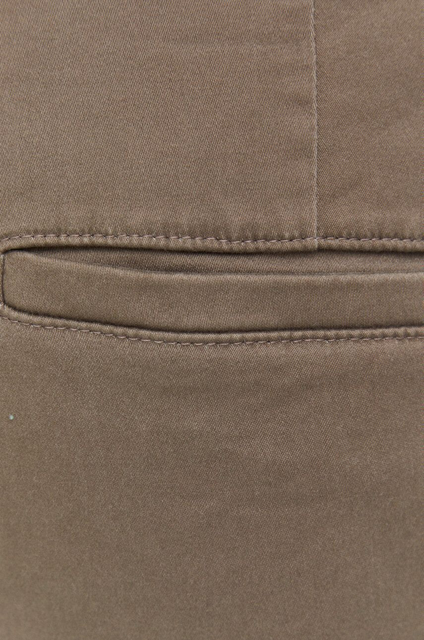 Abercrombie & Fitch pantaloni barbati culoarea maro cu fason chinos - Pled.ro