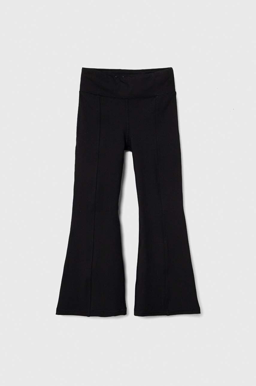 Abercrombie & Fitch pantaloni copii culoarea negru neted - Pled.ro