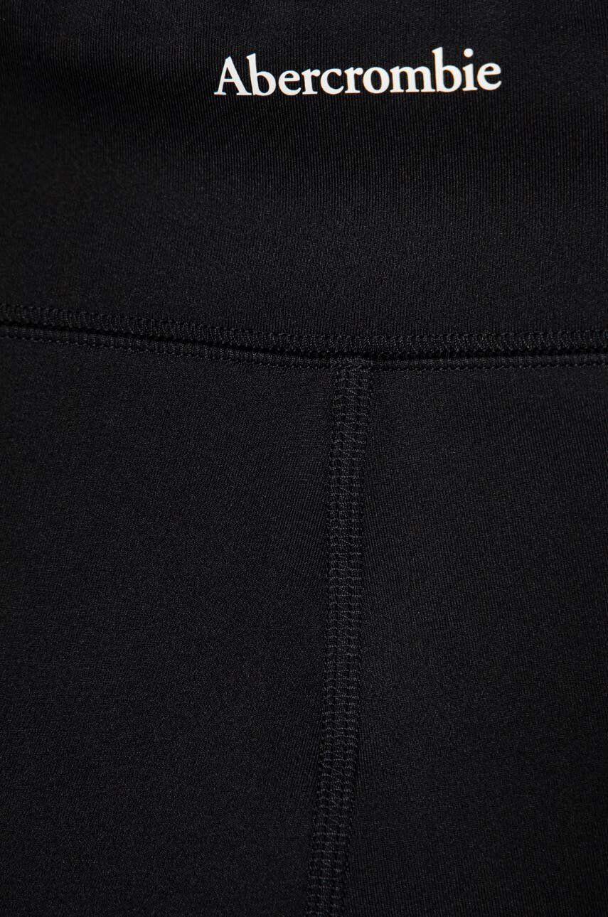 Abercrombie & Fitch pantaloni copii culoarea negru neted - Pled.ro