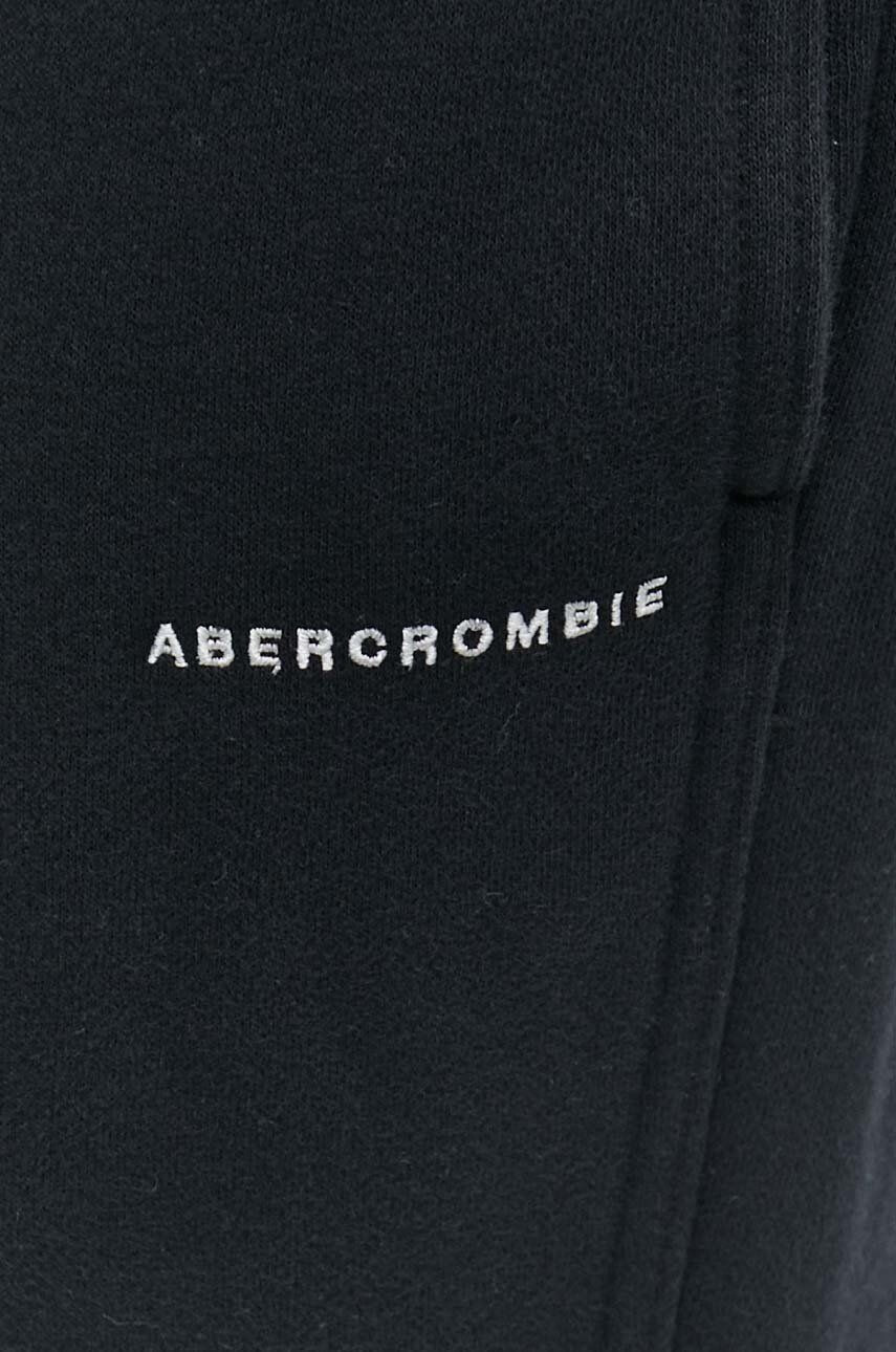 Abercrombie & Fitch pantaloni de trening barbati culoarea negru neted - Pled.ro