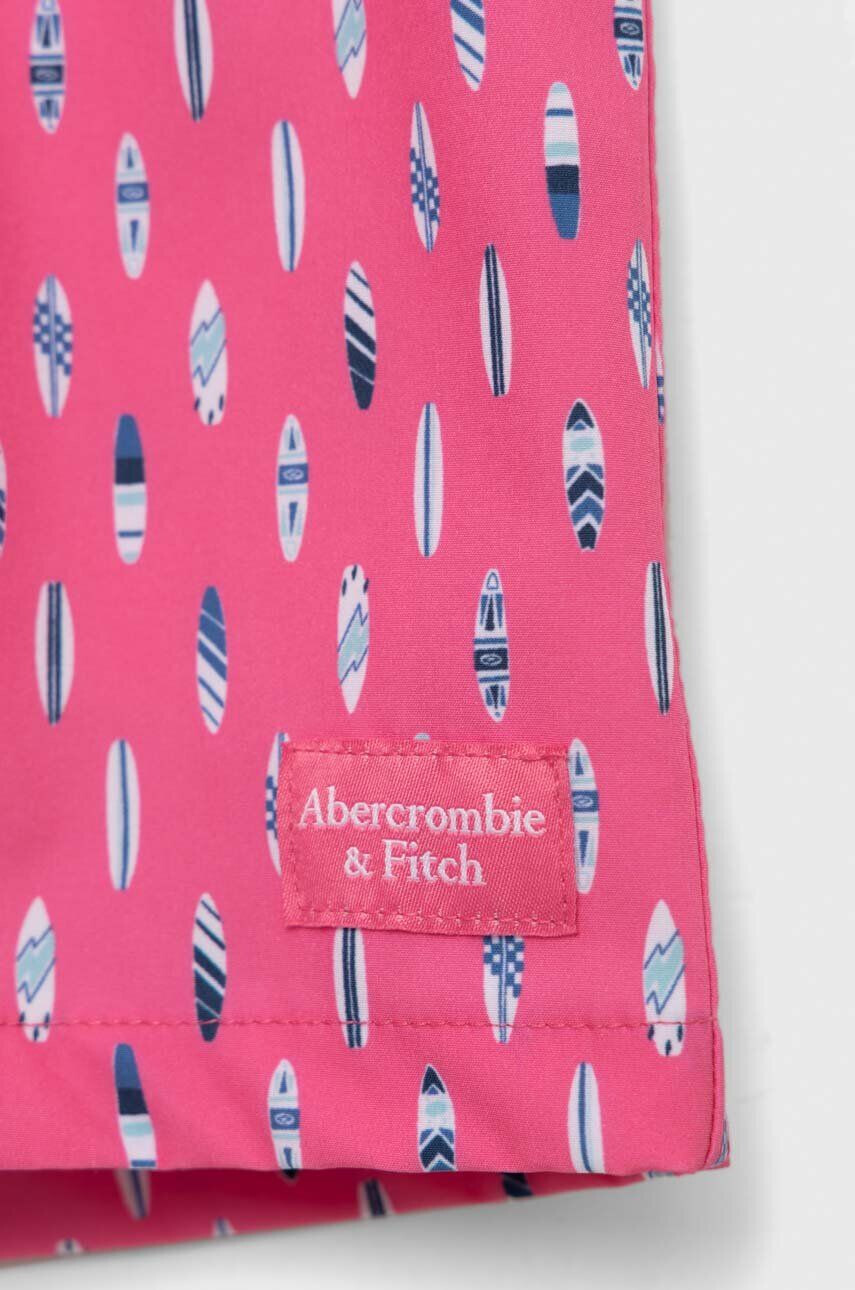 Abercrombie & Fitch pantaloni scurti de baie copii culoarea roz - Pled.ro