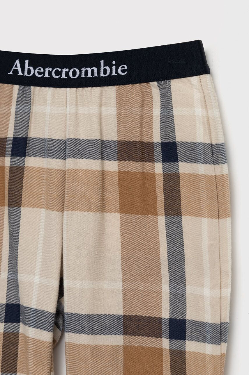 Abercrombie & Fitch pijama copii culoarea albastru marin neted - Pled.ro