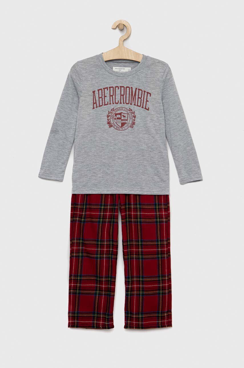 Abercrombie & Fitch pijama copii culoarea rosu modelator - Pled.ro