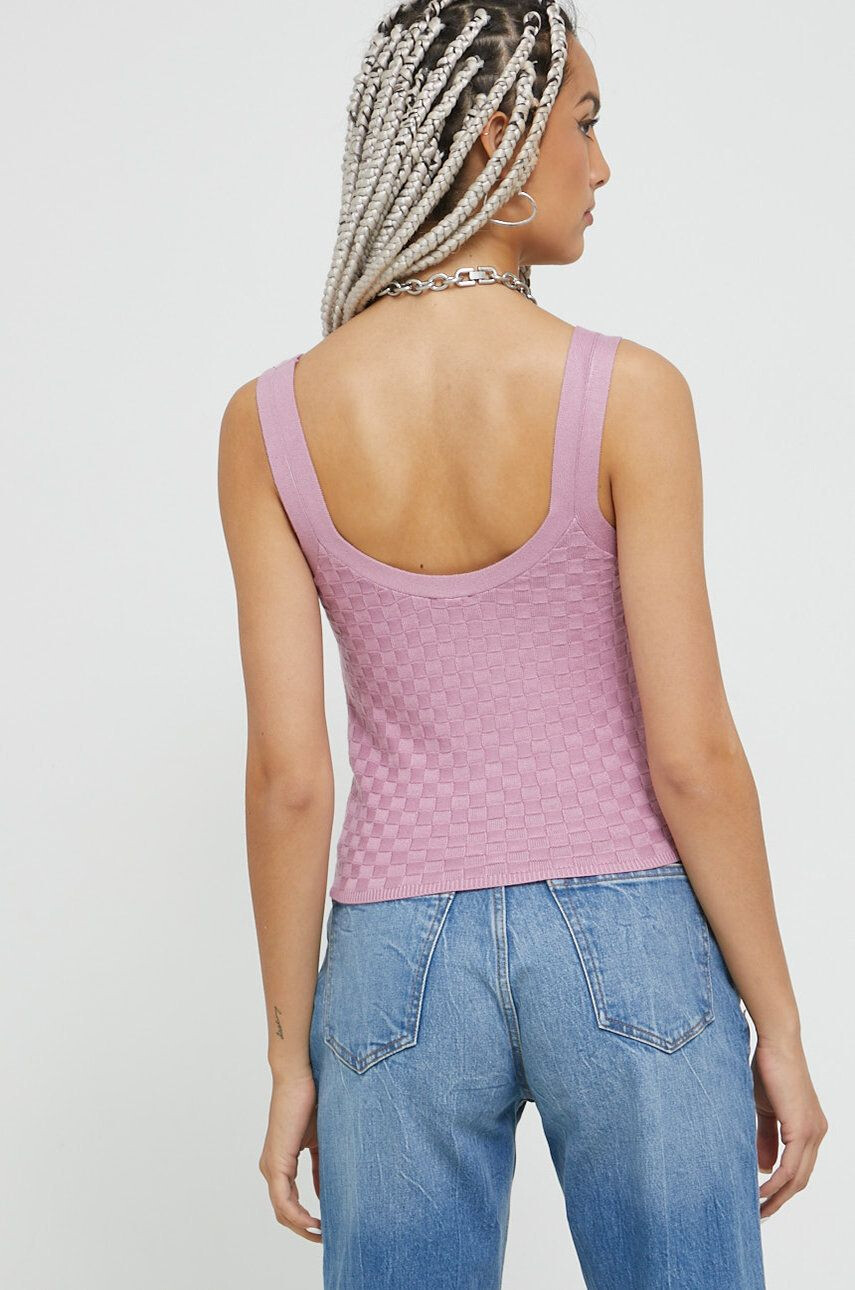 Abercrombie & Fitch top femei culoarea violet - Pled.ro