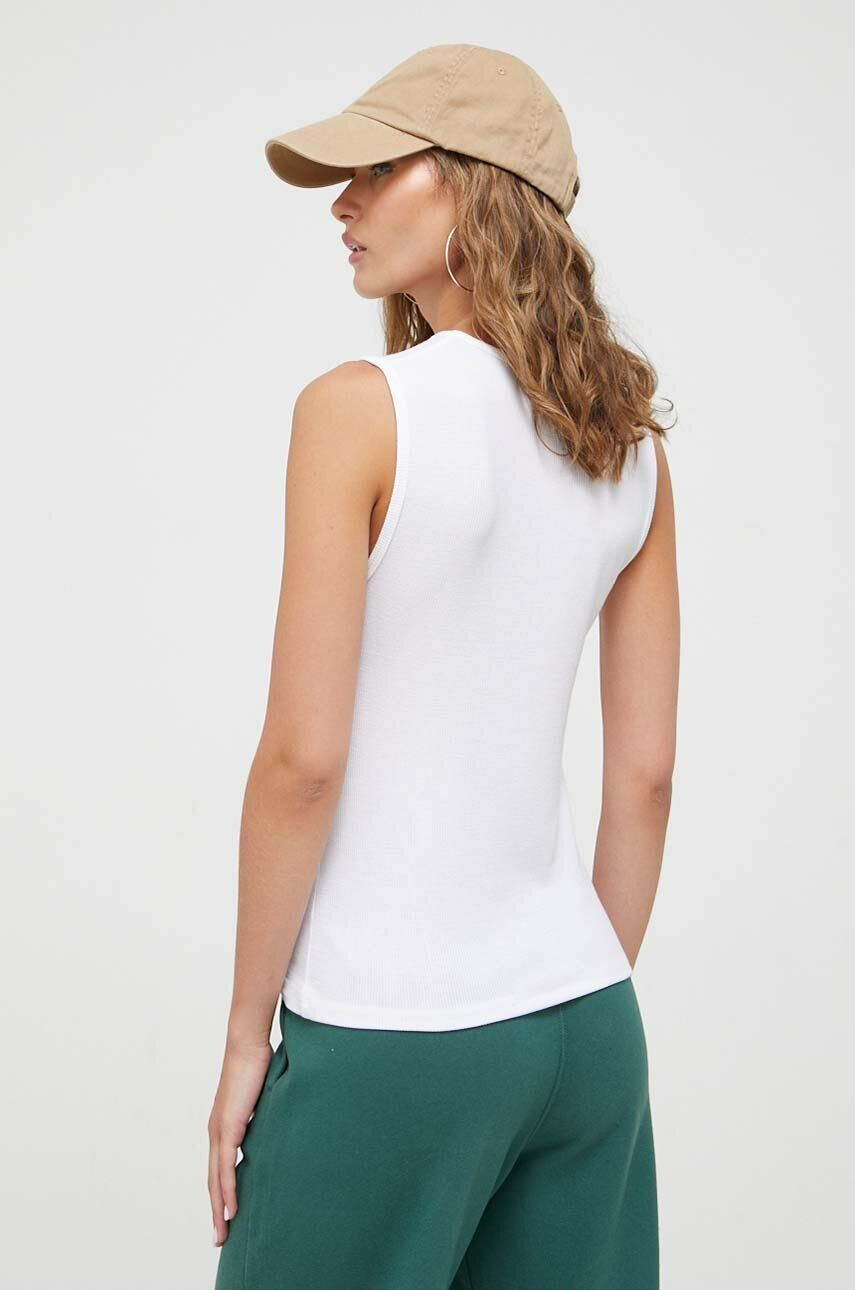 Abercrombie & Fitch top femei culoarea alb - Pled.ro