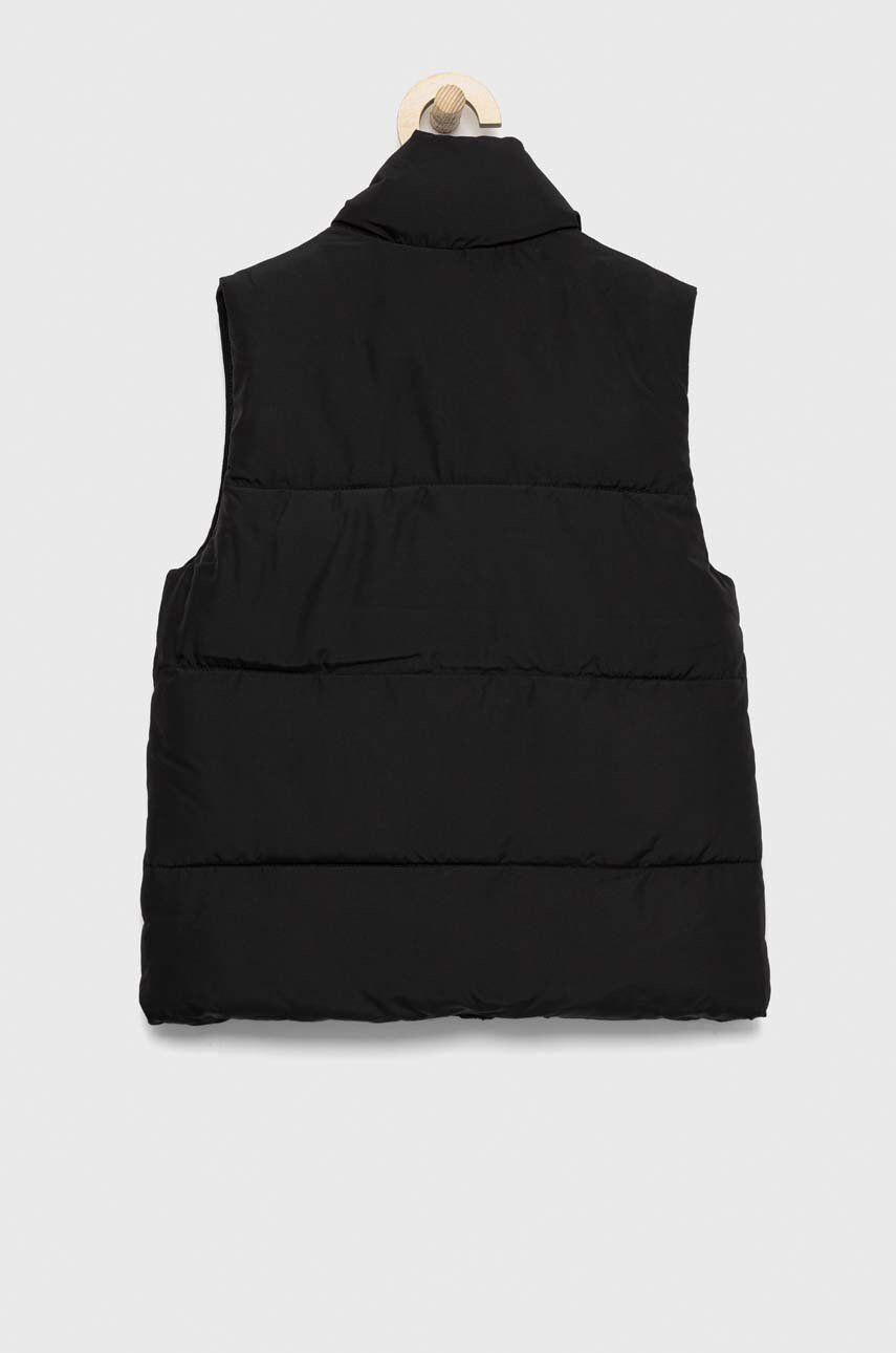 Abercrombie & Fitch vesta copii culoarea negru - Pled.ro