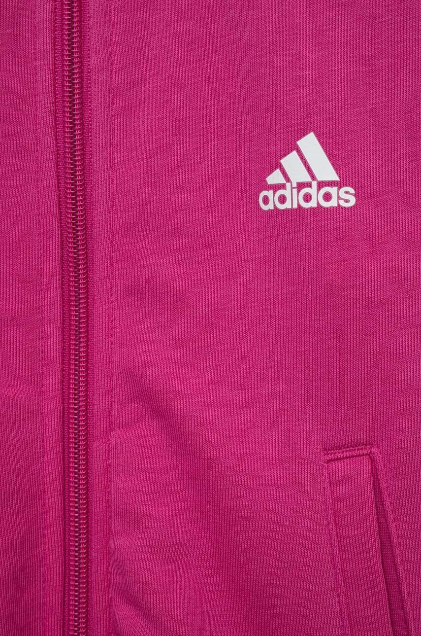 adidas bluza copii culoarea gri neted - Pled.ro