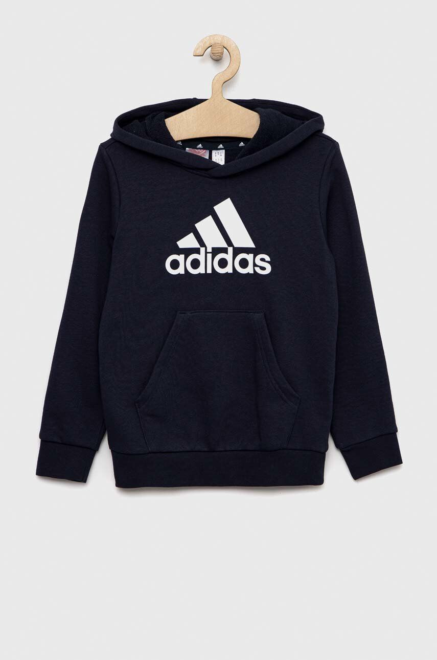 adidas bluza copii U BL cu glugă cu imprimeu - Pled.ro