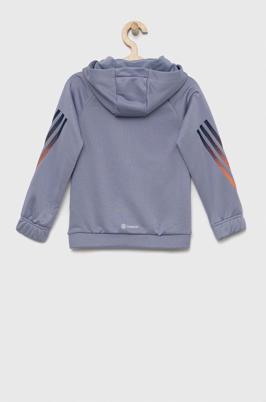 adidas bluza copii U TI HOODIE cu glugă cu imprimeu - Pled.ro