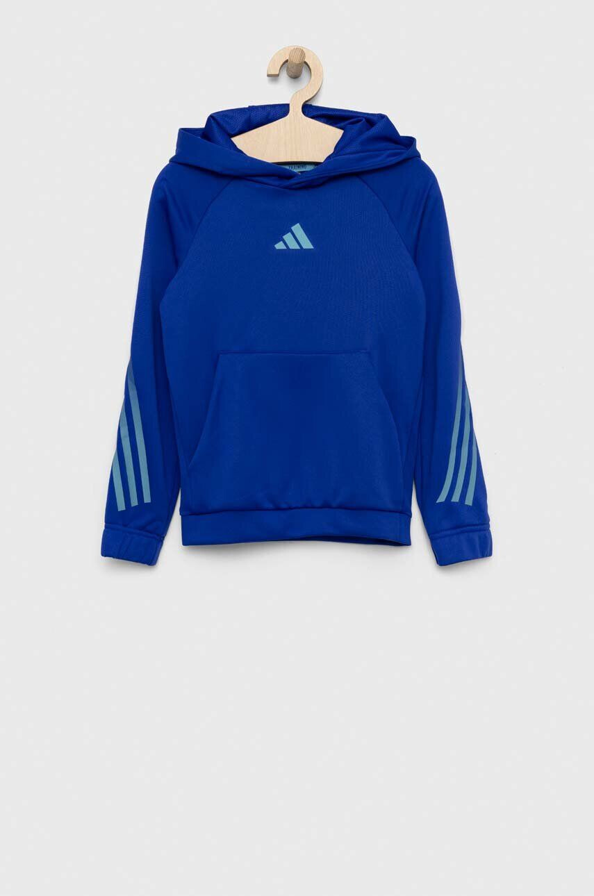 adidas bluza copii U TI HOODIE cu glugă cu imprimeu - Pled.ro