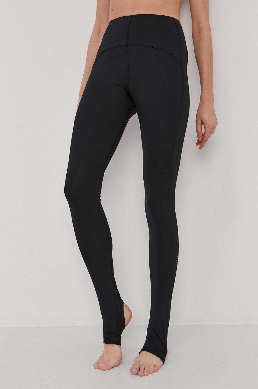 adidas by Stella McCartney colanti femei culoarea maro neted - Pled.ro