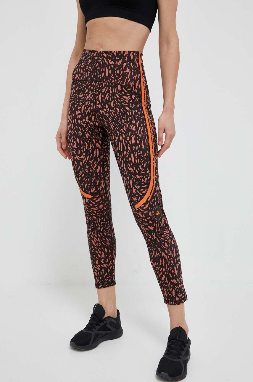 adidas by Stella McCartney leggins de alergare TruePace culoarea negru modelator - Pled.ro