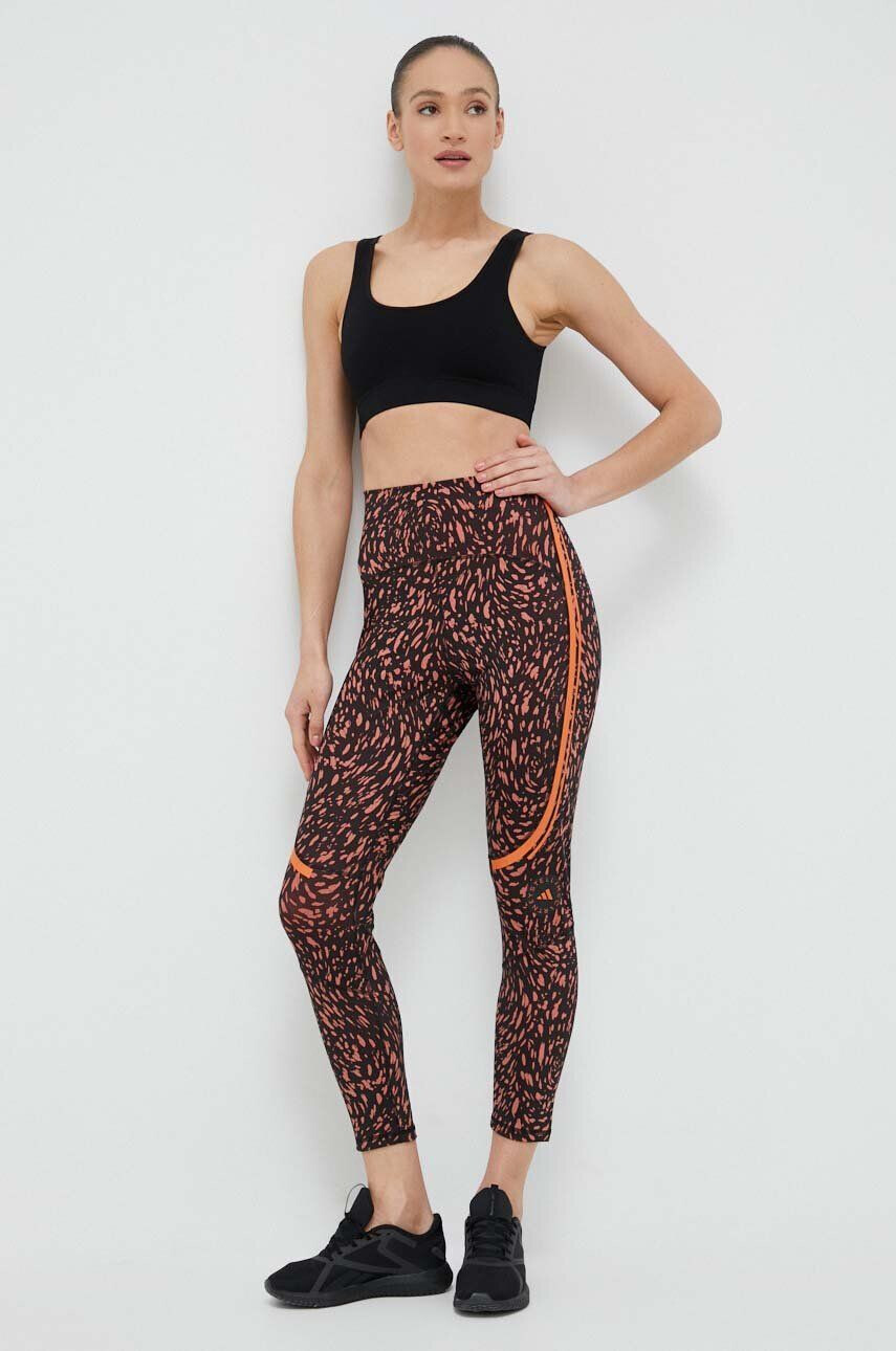 adidas by Stella McCartney leggins de alergare TruePace culoarea negru modelator - Pled.ro