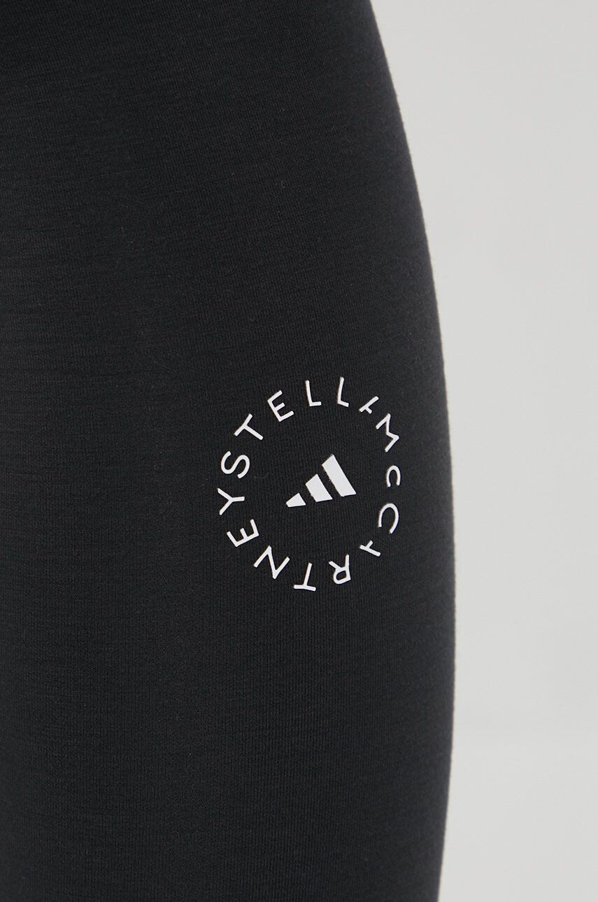 adidas by Stella McCartney leggins de antrenament femei culoarea negru neted - Pled.ro