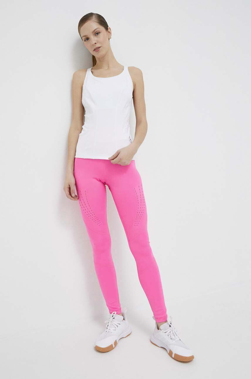 adidas by Stella McCartney leggins de antrenament Truepurpose culoarea roz neted - Pled.ro