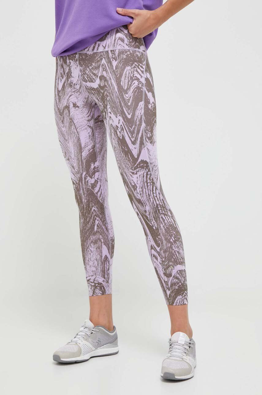 adidas by Stella McCartney leggins de antrenament TruePurpose Optime culoarea violet modelator - Pled.ro