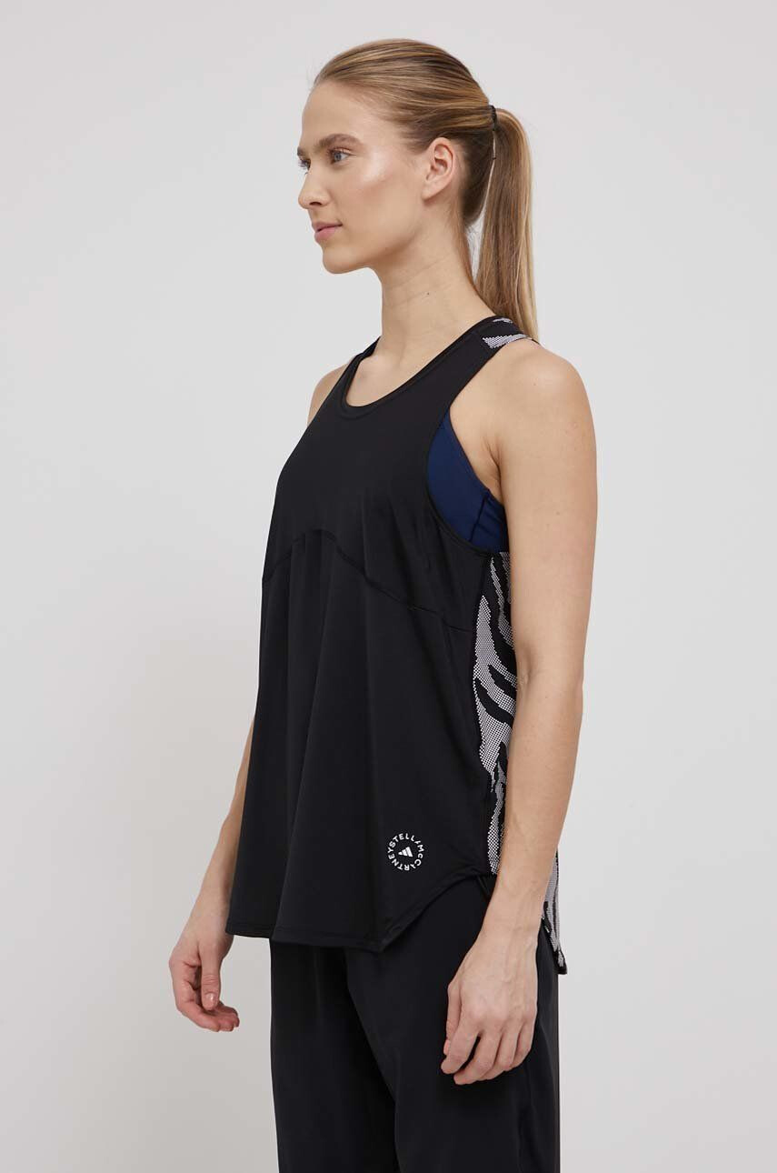 adidas by Stella McCartney top de antrenament HD9068 culoarea negru - Pled.ro