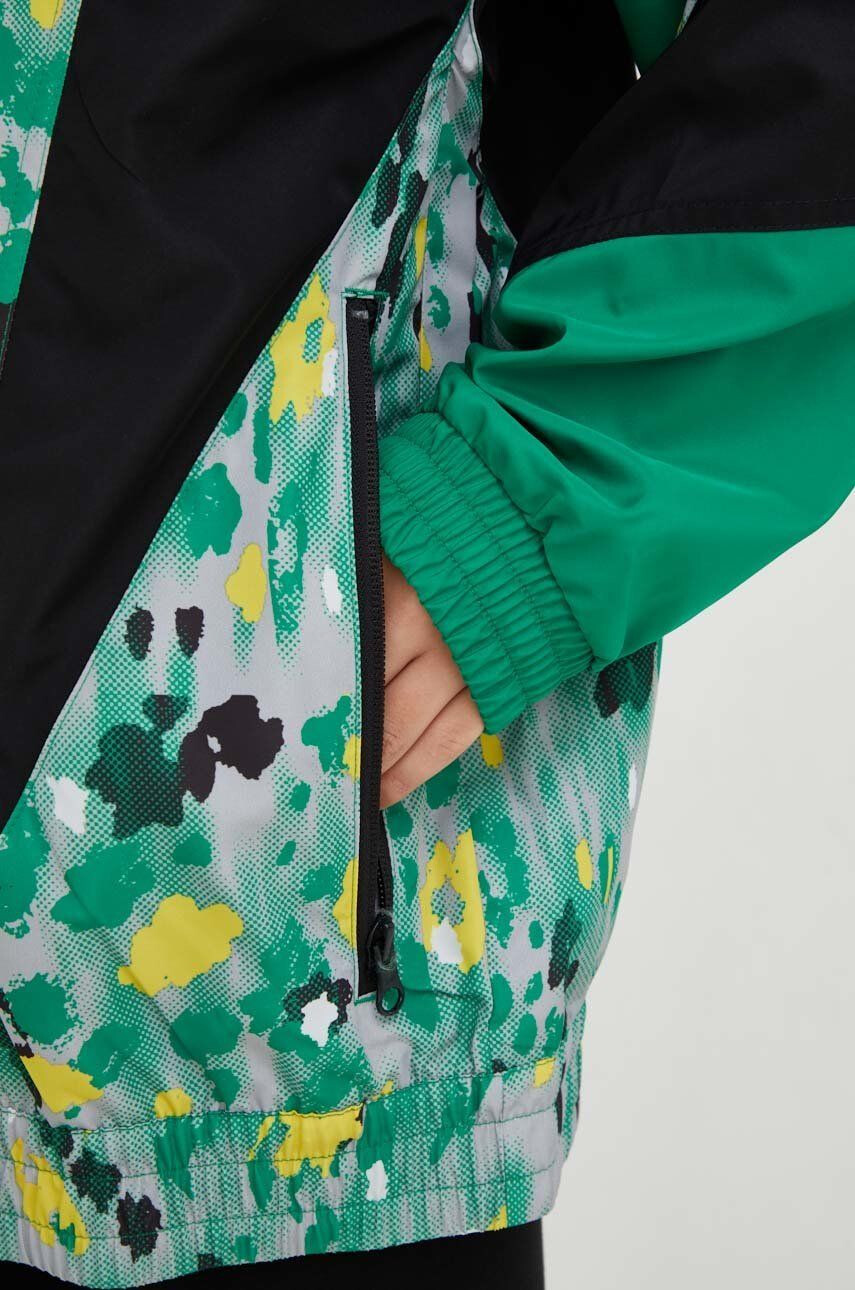 adidas by Stella McCartney windbreaker culoarea verde de tranzitie oversize - Pled.ro