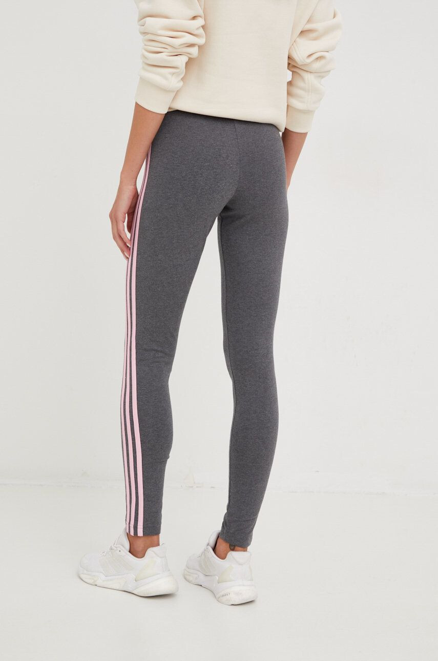 adidas colanti femei culoarea gri melanj - Pled.ro