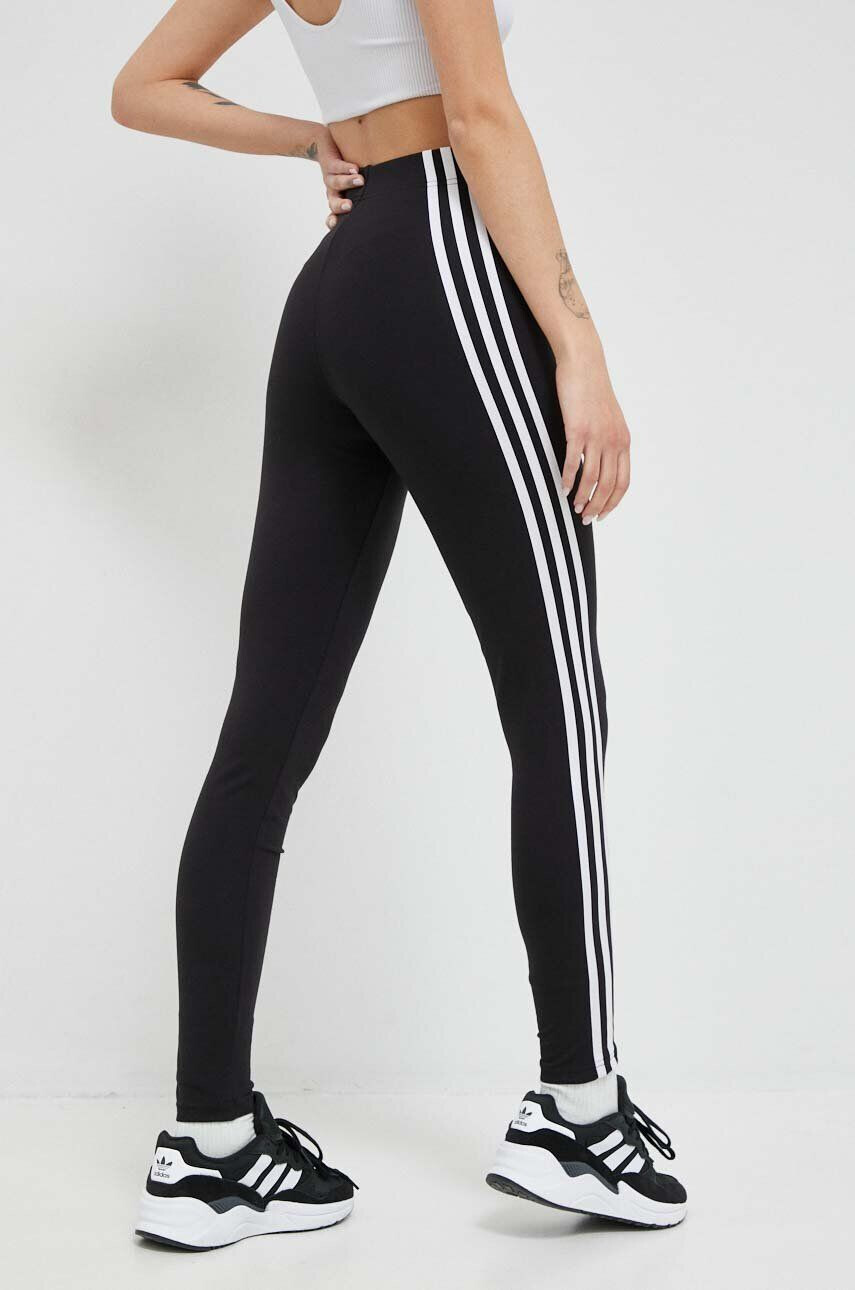 adidas colanti femei culoarea negru cu imprimeu - Pled.ro