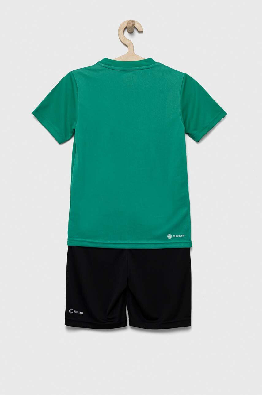 adidas compleu copii U TR-ES 3S culoarea verde - Pled.ro