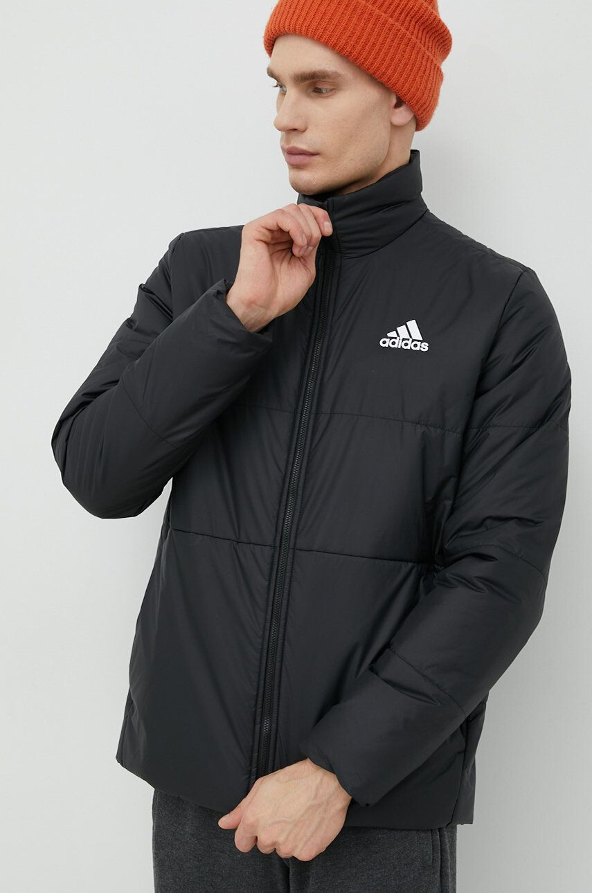 adidas geaca barbati culoarea negru de iarna - Pled.ro