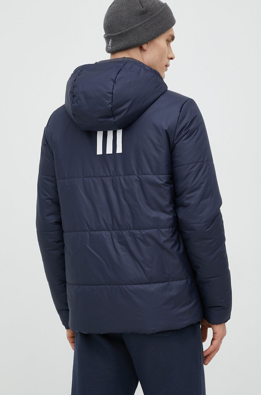 adidas geaca barbati culoarea albastru marin de iarna - Pled.ro