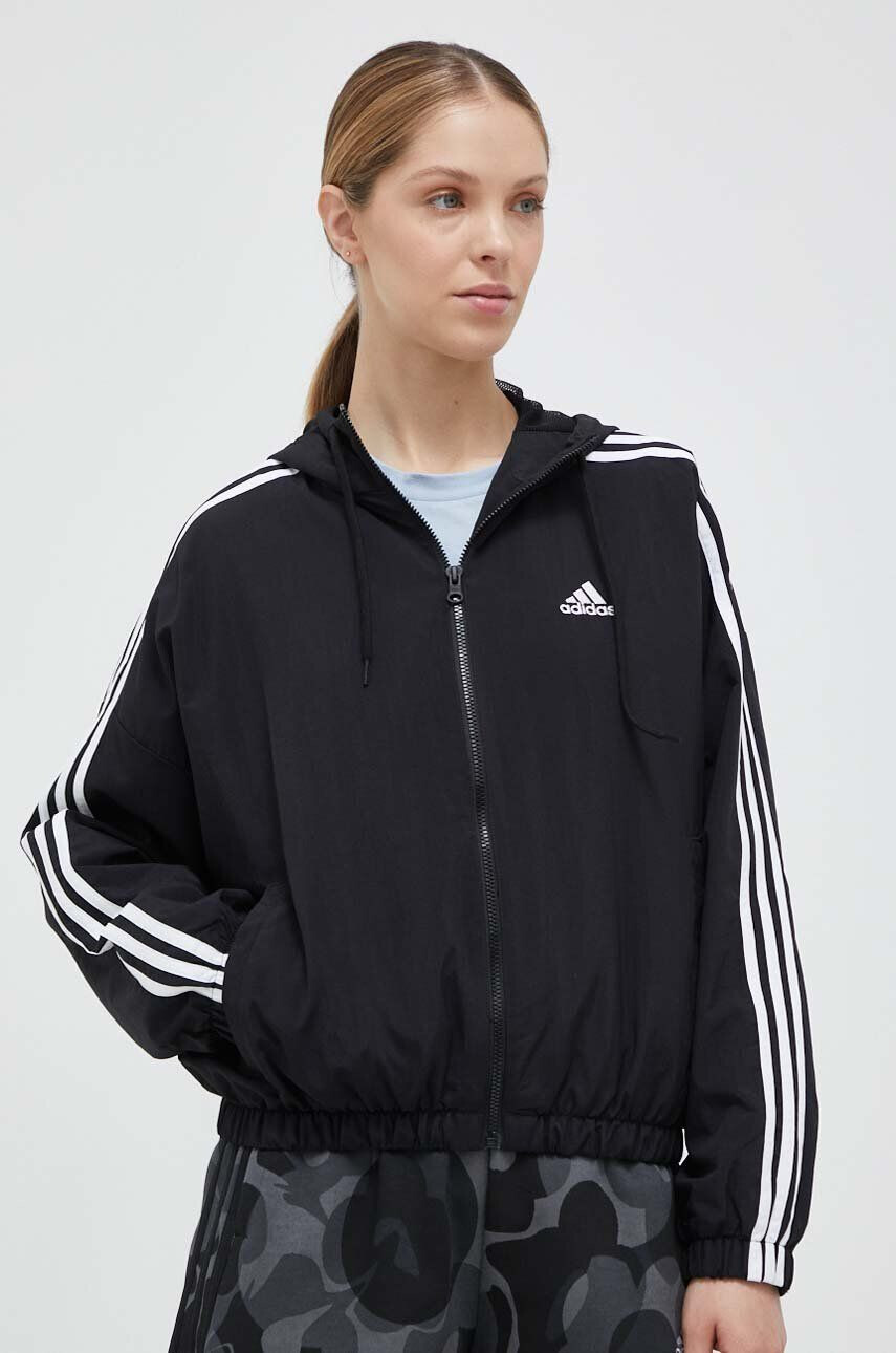 adidas geaca barbati culoarea negru de iarna - Pled.ro