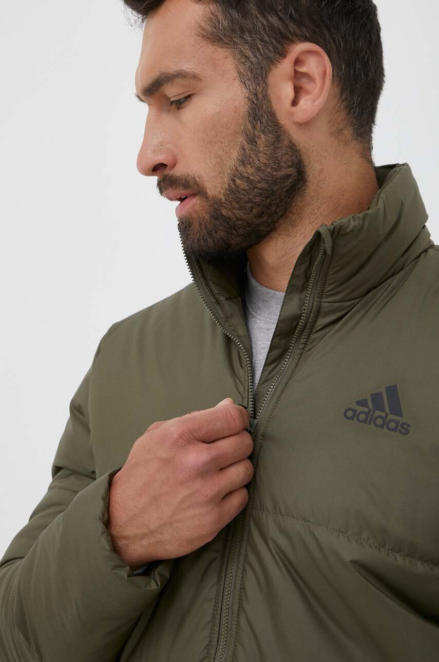 adidas geaca barbati culoarea verde de iarna - Pled.ro