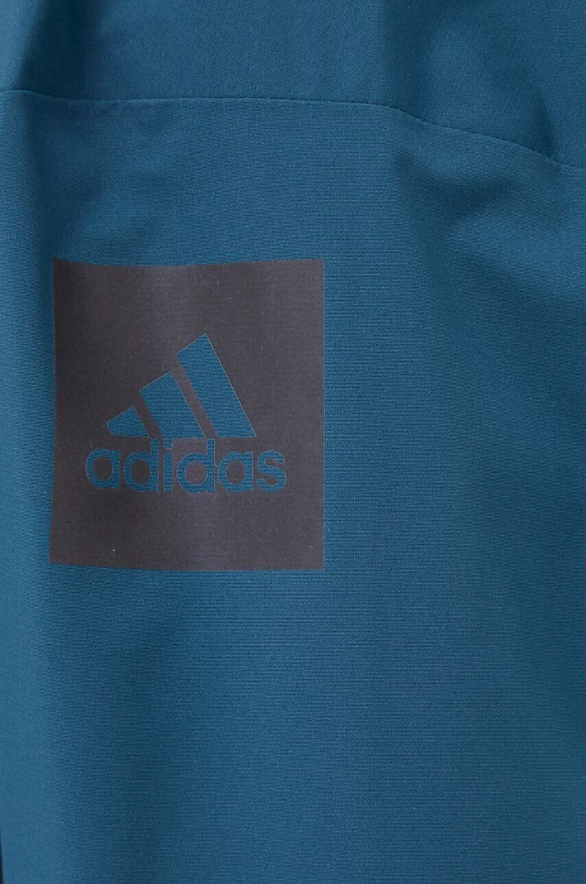 adidas geaca barbati culoarea turcoaz de tranzitie - Pled.ro