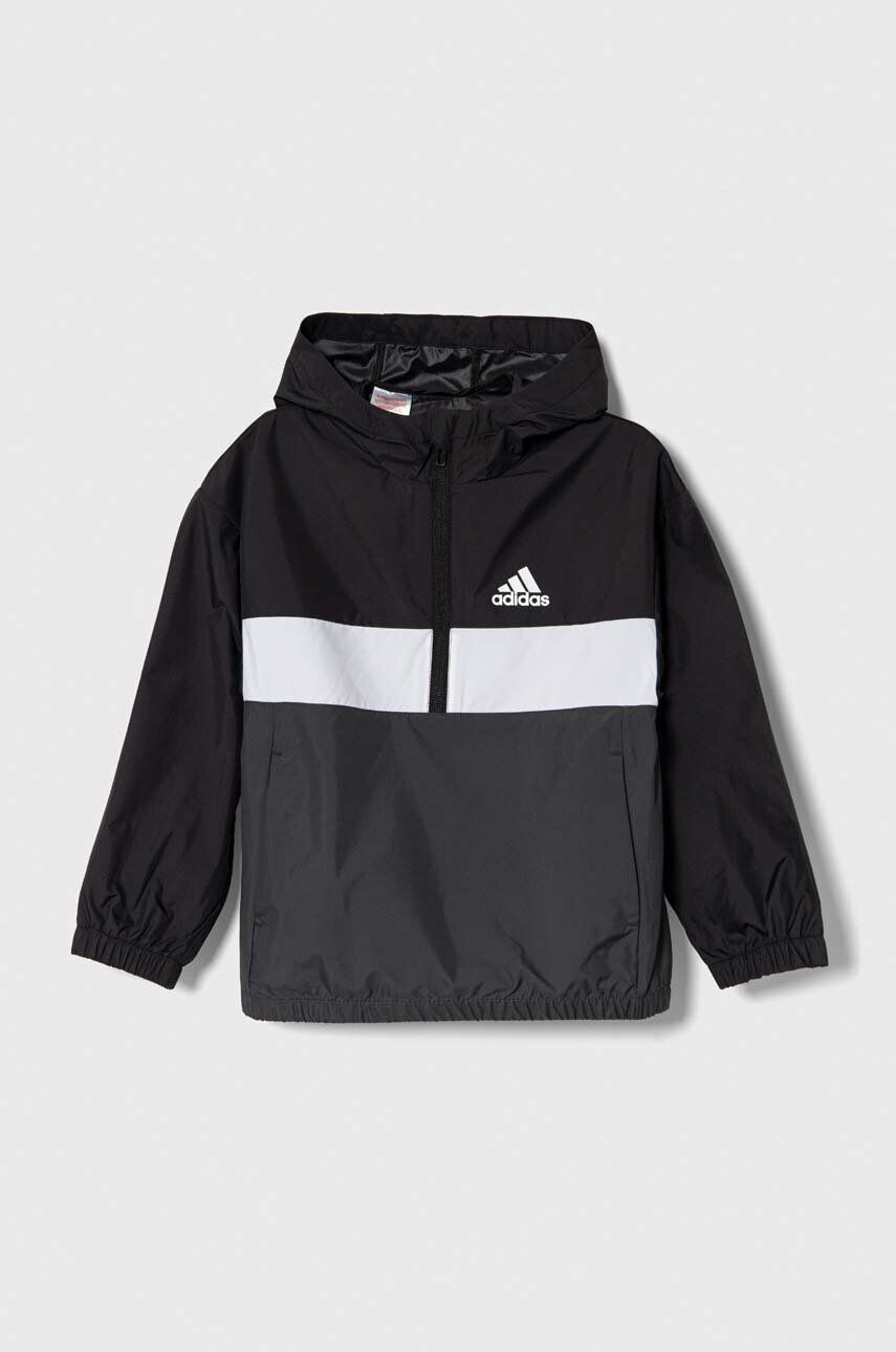 adidas geaca copii culoarea negru - Pled.ro