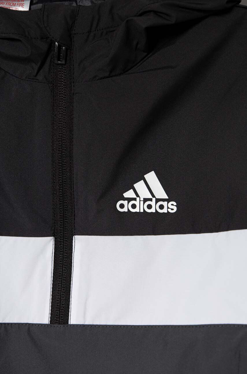 adidas geaca copii culoarea negru - Pled.ro