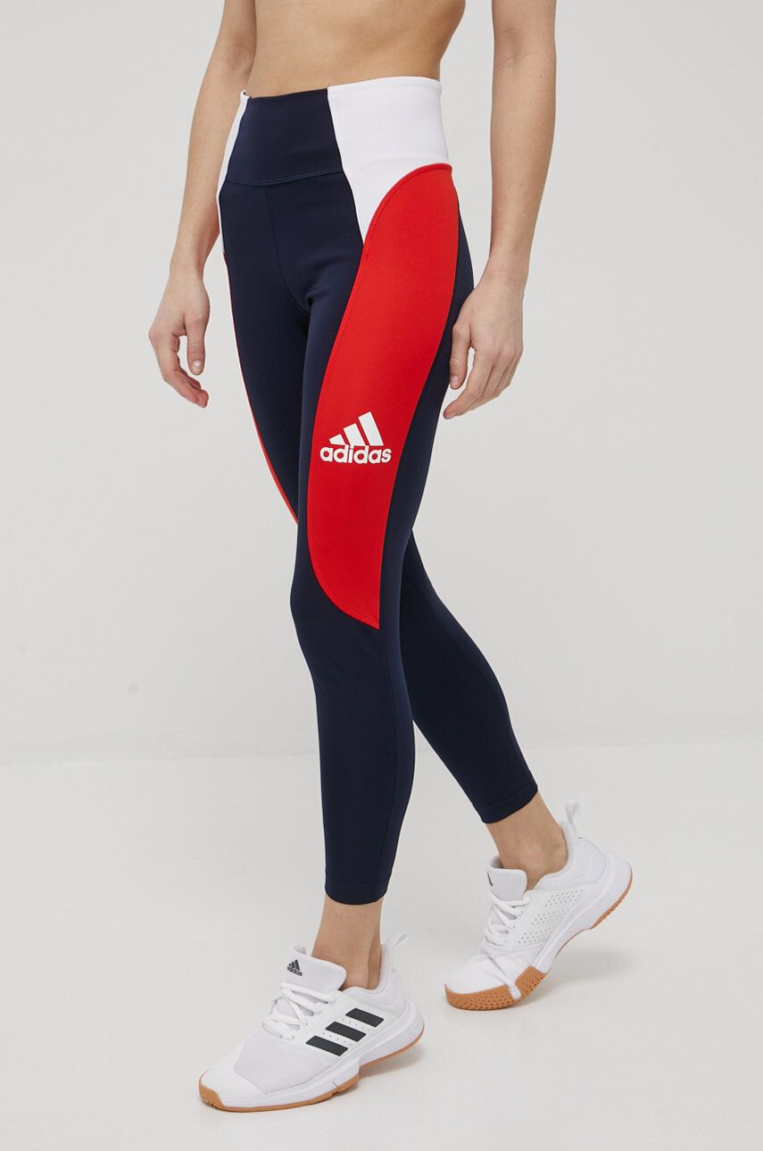 adidas leggins de antrenament Designed To Move Colorblock HA6621 - Pled.ro