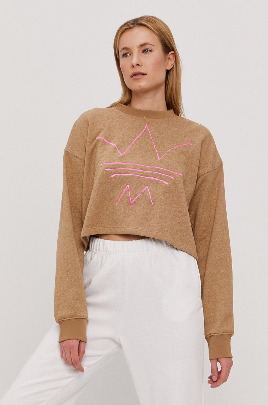 adidas Originals bluza barbati cu glugă neted - Pled.ro